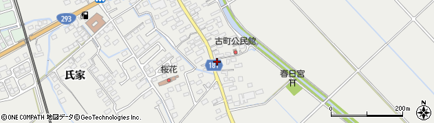 栃木県さくら市氏家2616周辺の地図