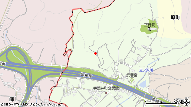 〒378-0068 群馬県沼田市宇楚井町の地図