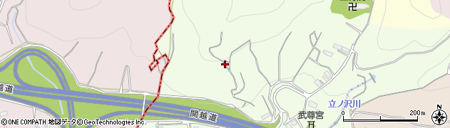 群馬県沼田市宇楚井町周辺の地図