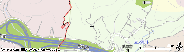 群馬県沼田市宇楚井町周辺の地図