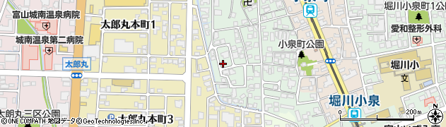 富山県富山市堀川小泉町872周辺の地図