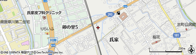 栃木県さくら市氏家1961周辺の地図