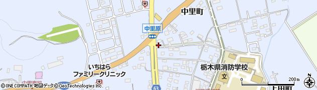 栃木県宇都宮市中里町282周辺の地図
