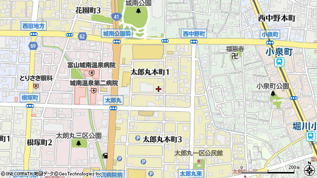 〒939-8272 富山県富山市太郎丸本町の地図