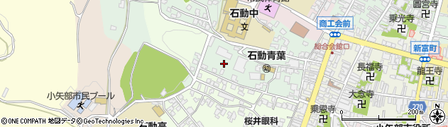 富山県小矢部市観音町周辺の地図