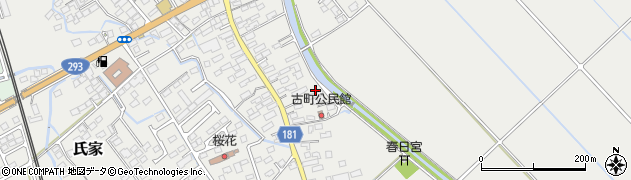 栃木県さくら市氏家2620周辺の地図