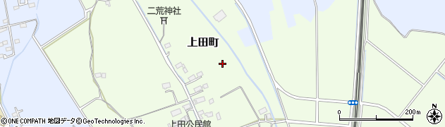 栃木県宇都宮市上田町周辺の地図