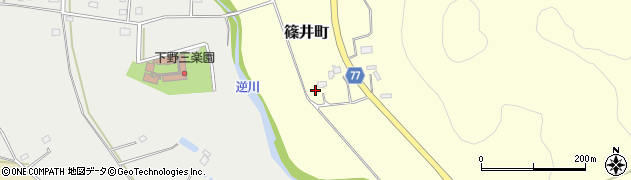 栃木県宇都宮市篠井町348周辺の地図