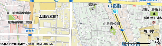 富山県富山市堀川小泉町861周辺の地図