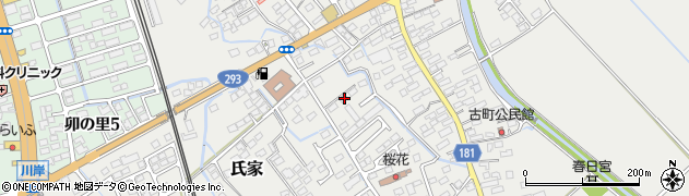 栃木県さくら市氏家1808周辺の地図