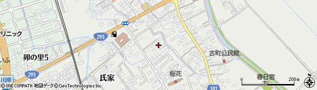 栃木県さくら市氏家1806周辺の地図