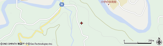 長野県長野市鬼無里日影2360周辺の地図