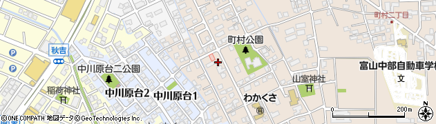 富山県富山市町村155周辺の地図