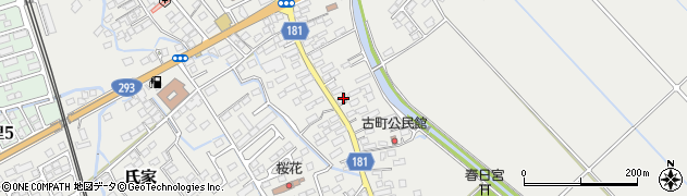 栃木県さくら市氏家2625周辺の地図