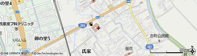 栃木県さくら市氏家1889周辺の地図
