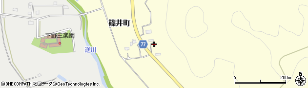 栃木県宇都宮市篠井町357周辺の地図