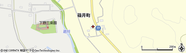 栃木県宇都宮市篠井町349周辺の地図