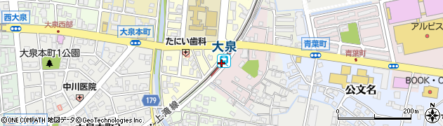 富山県富山市周辺の地図