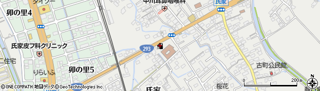 栃木県さくら市氏家1884周辺の地図