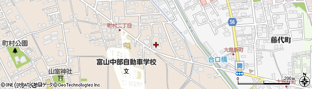 富山県富山市町村66周辺の地図
