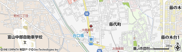 富山信用金庫藤の木支店周辺の地図