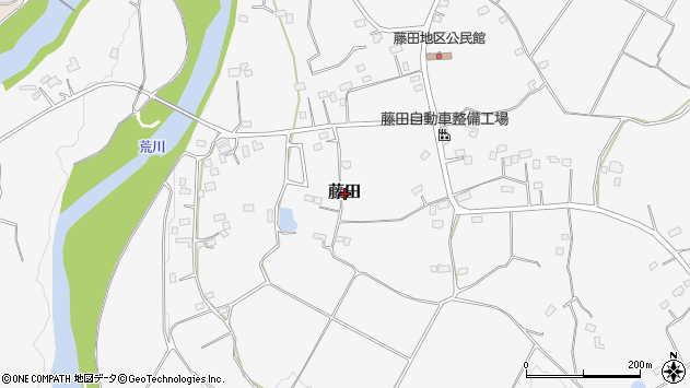 〒321-0532 栃木県那須烏山市藤田の地図
