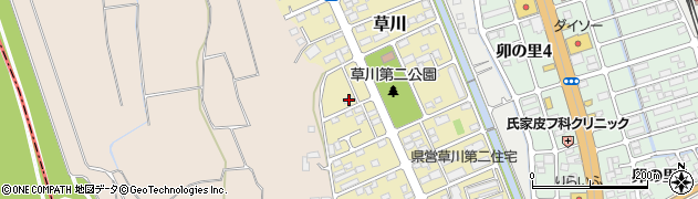 栃木県さくら市草川58-8周辺の地図