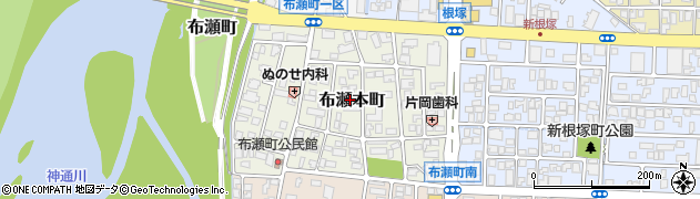 富山県富山市布瀬本町周辺の地図