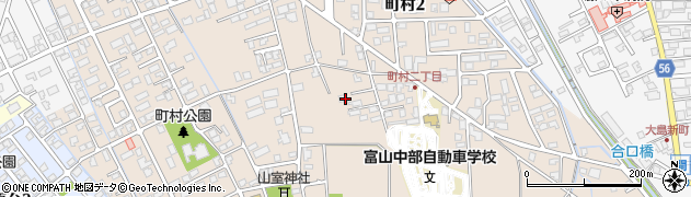 富山県富山市町村71周辺の地図