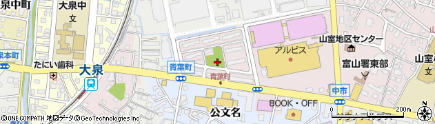 中市公園周辺の地図