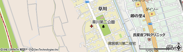 栃木県さくら市草川58周辺の地図