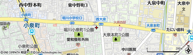 ＩＴＴＯ個別指導学院堀川小泉校周辺の地図