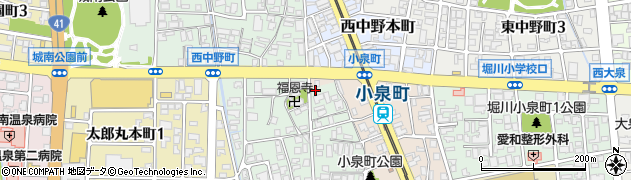 富山県富山市堀川小泉町521周辺の地図