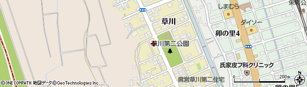 栃木県さくら市草川58-2周辺の地図