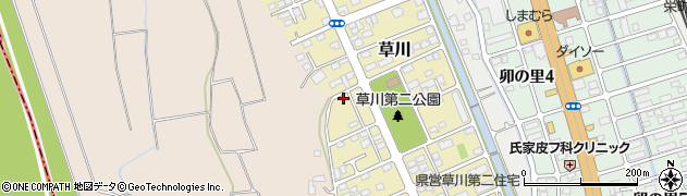 栃木県さくら市草川58-5周辺の地図