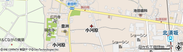 長野県須坂市小河原新田町2390周辺の地図