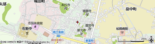 富山県小矢部市八和町周辺の地図