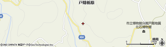 栃原北郷信濃線周辺の地図