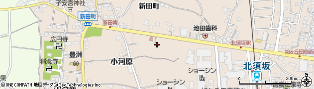 長野県須坂市小河原新田町2199周辺の地図