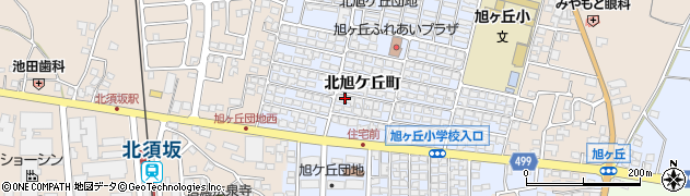 長野県須坂市旭ケ丘（北旭ケ丘町）周辺の地図