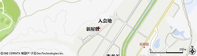 富山県射水市青井谷新屋敷周辺の地図