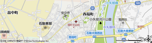 富山県小矢部市西福町9-8周辺の地図