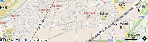 長野県長野市上駒沢366周辺の地図