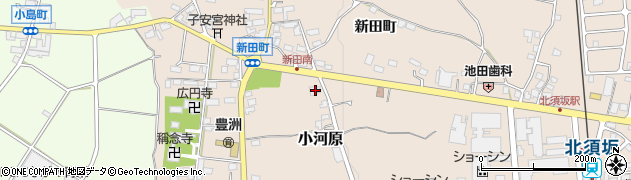 長野県須坂市小河原新田町2466周辺の地図