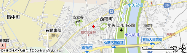 富山県小矢部市西福町9周辺の地図