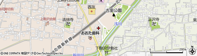 長野県長野市上駒沢1043周辺の地図