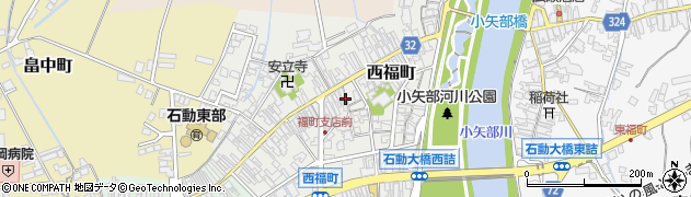富山県小矢部市西福町9-11周辺の地図