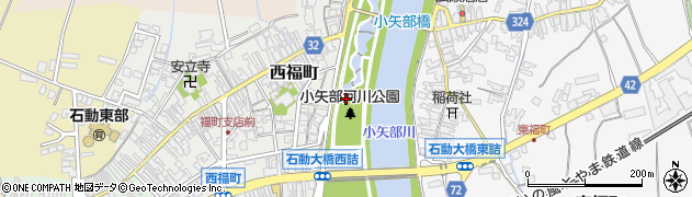 富山県小矢部市西福町8周辺の地図