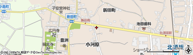 長野県須坂市小河原新田町2206周辺の地図