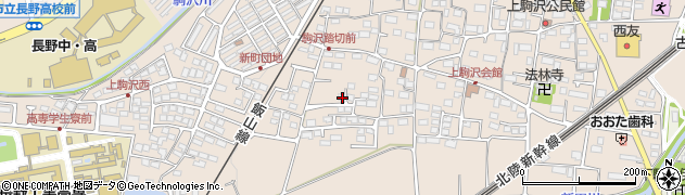 長野県長野市上駒沢343周辺の地図